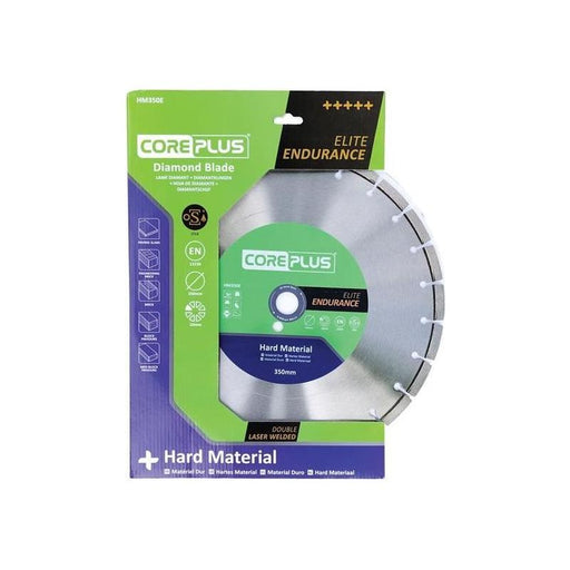 Coreplus HM350E Elite Hard Material Turbo Diamond Blade 350mm CorePlus - RockBottom Northampton