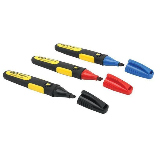 Stanley® Hand Tools FatMax® Chisel Tip Marker (Pack 3) STANLEY® Hand Tools - RockBottom Nothampton