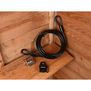 Master Lock Garden Security Kit with Lock Anchor & Cable 4.5m Master Lock - RockBottom Northampton