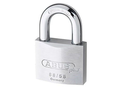 Abus Mechanical 88RK/50mm Brass PLUS Cylinder Padlock Rekeyable Carded ABUS Mechanical - RockBottom Northampton 
