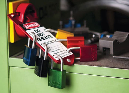 Abus Mechanical 72/40mm Aluminium Padlock Red Keyed Alike TT02162 ABUS Mechanical - RockBottom Northampton 