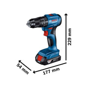 Bosch GSB 18V-45 Professional Combi Drill 18V 2 x 2.0Ah Li-ion Bosch - RockBottom Northampton