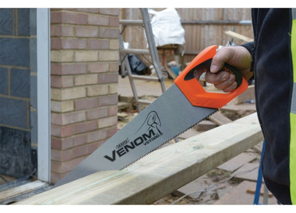 Draper Venom First Fix Triple Ground Handsaw, 500mm, 7tpi/8ppi Draper - Town Tools 