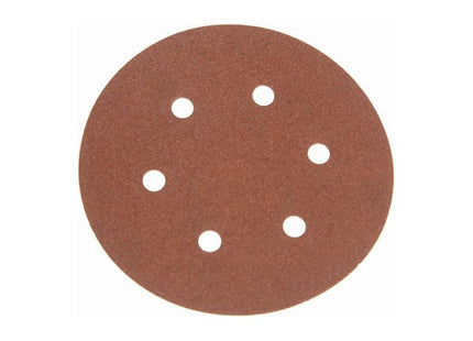 Faithfull Hook & Loop Sanding Disc DID2 Holed 150mm x 60G (Pack 25) Faithfull - RockBottom Northampton