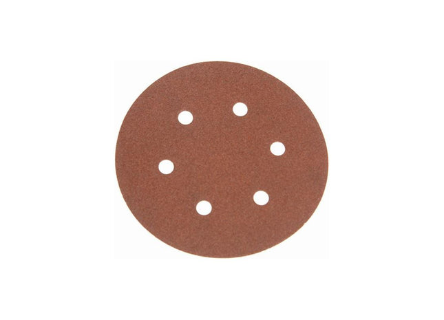 Faithfull Hook & Loop Sanding Disc DID2 Holed 150mm x 60G (Pack 25) Faithfull - RockBottom Northampton