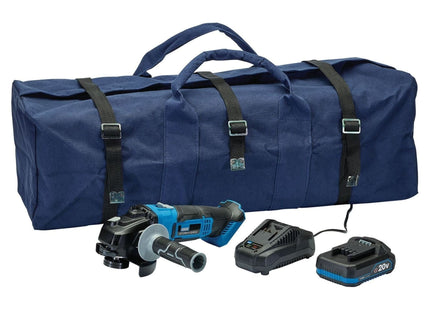 Draper Draper Storm Force 20V Cordless Angle Grinder Kit, 115mm Draper - Town Tools