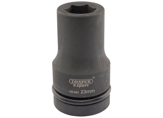Draper Expert HI-TORQ 6 Point Deep Impact Socket, 1" Sq. Dr., 23mm Draper - Town Tools 