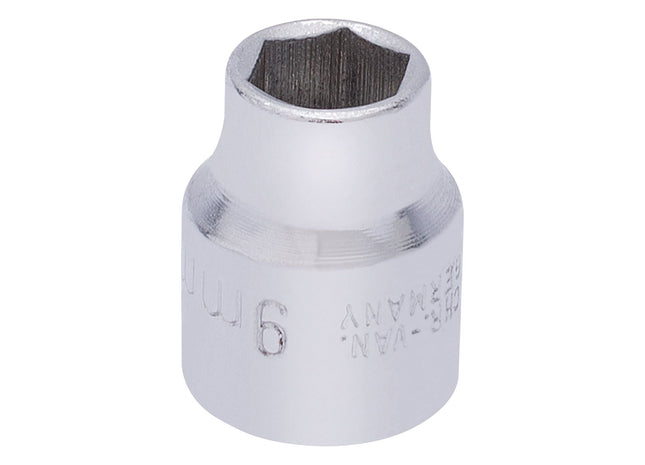 Draper Elora Hexagon Socket, 3/8" Sq. Dr., 9mm 25854 Draper - Town Tools 