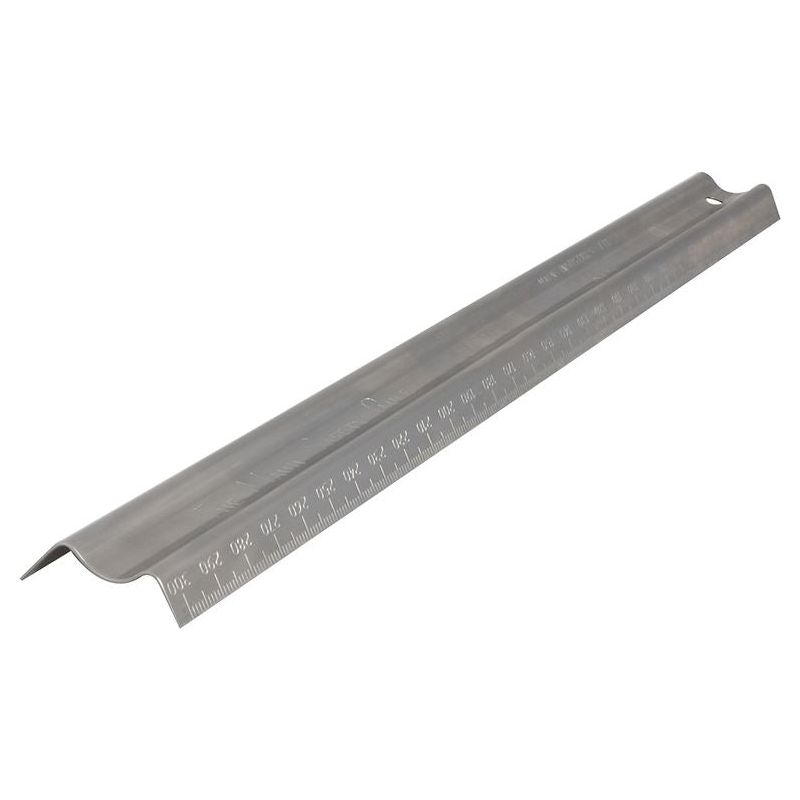 Maun Metal Safety Rule Metric 300mm Maun - RockBottom Northampton