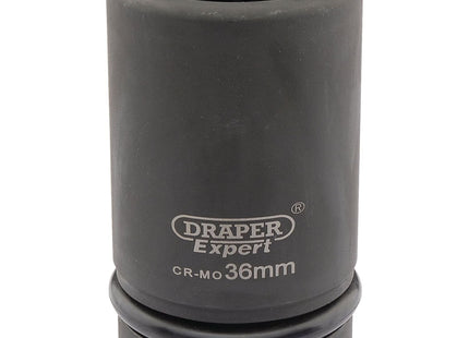 Draper Expert HI-TORQ 6 Point Deep Impact Socket, 1" Sq. Dr., 36mm Draper - Town Tools 