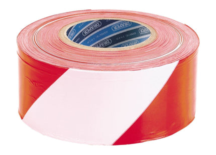 Draper Barrier Tape Roll, 75mm x 500m, Red and White 66041 Draper - Town Tools 