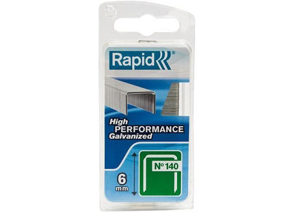 Rapid 140/6NB 6mm Galvanised Staples (Narrow Box 970) Rapid - RockBottom Nothampton