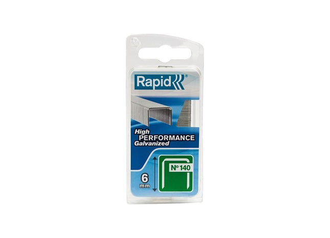 Rapid 140/6NB 6mm Galvanised Staples (Narrow Box 970) Rapid - RockBottom Nothampton