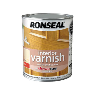Ronseal Interior Varnish Quick Dry Gloss Clear 250ml Ronseal - RockBottom Nothampton