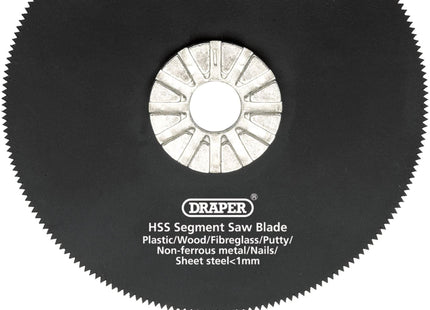 Draper HSS Segment Saw Blade, 88mm Diameter, 18tpi 26072 Draper - Town Tools 