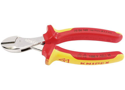 Draper Knipex 73 06 160SB VDE ' x CUT' High Leverage Diagonal Side Cutters 25885 Draper - Town Tools 