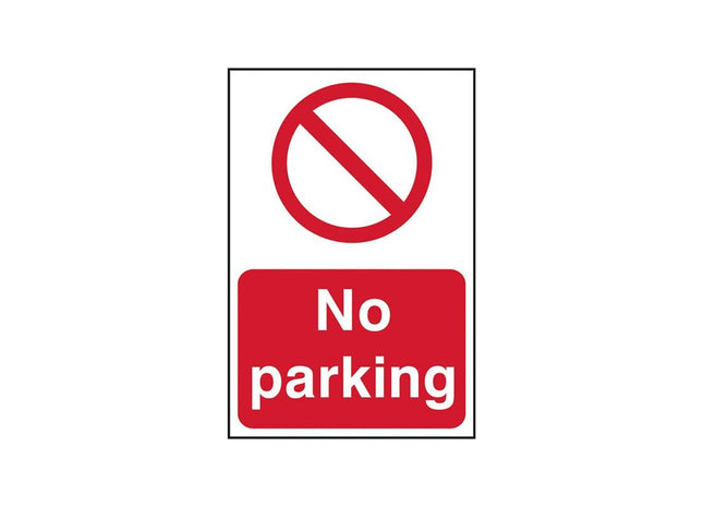 Scan No Parking - PVC Sign 200 x 300mm Scan - RockBottom Nothampton