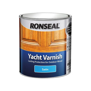 Ronseal Exterior Yacht Varnish Satin 500ml Ronseal - RockBottom Nothampton