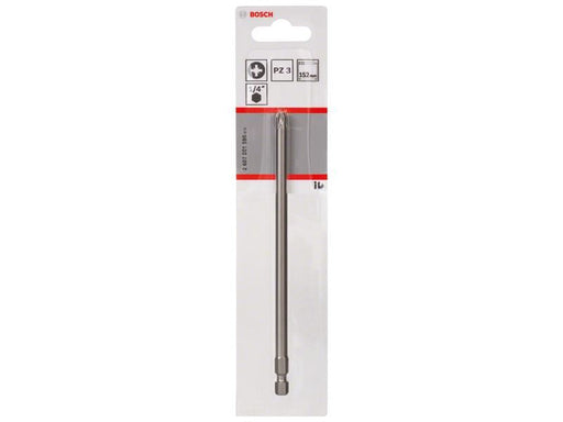 Bosch Powertool Accessories Extra Hard Screwdriver Bit PZ3 x 152mm Bosch Powertool Accessories - RockBottom Northampton