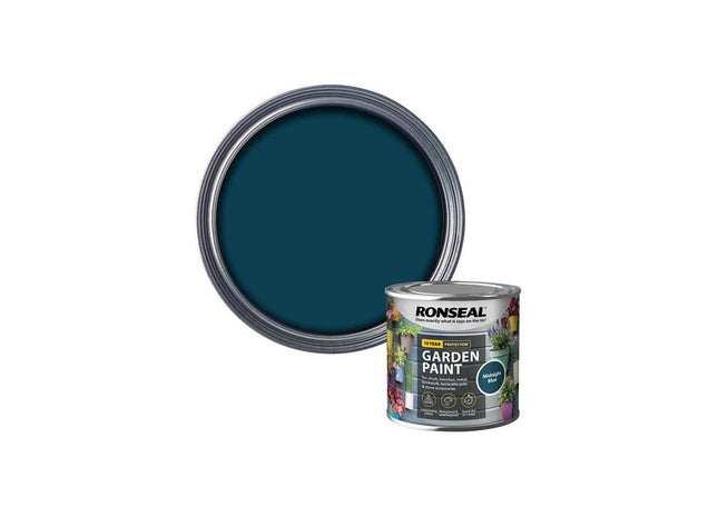 Ronseal Garden Paint Midnight Blue 250ml Ronseal - RockBottom Nothampton