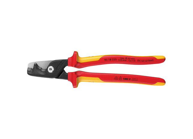 Draper Knipex 95 18 225 StepCut XL VDE Insulated Cable Shears, 225mm Draper - Town Tools