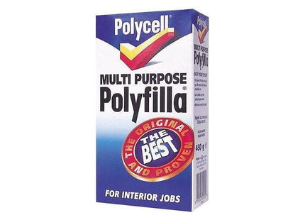 Polycell Multipurpose Polyfilla Powder 450g Polycell - RockBottom Nothampton