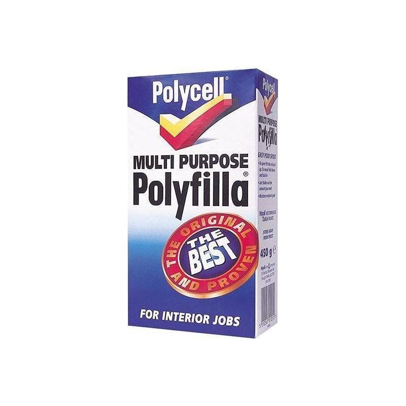 Polycell Multipurpose Polyfilla Powder 450g Polycell - RockBottom Nothampton