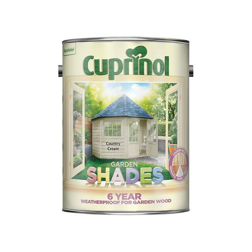 Cuprinol Garden Shades Country Cream 5 litre Cuprinol - RockBottom Northampton