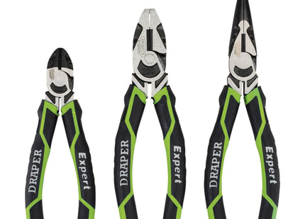 Draper High Leverage Plier Set, Green (3 Piece) 28035 Draper - Town Tools 