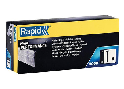 Rapid No.8 Brad Nails 18Ga 50mm (Box 5000) Rapid - RockBottom Nothampton