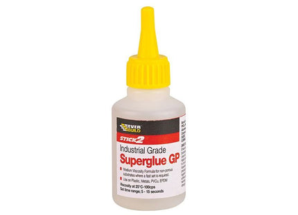 Everbuild Sika Industrial Superglue General Purpose 20g Everbuild Sika - RockBottom Northamptin
