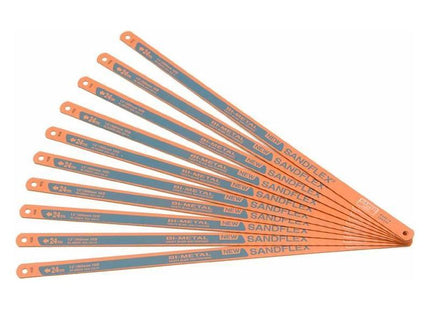 Bahco 3906 Sandflex® Hacksaw Blades 300mm (12in) x 24 TPI (Pack 10) Bahco - RockBottom Northampton