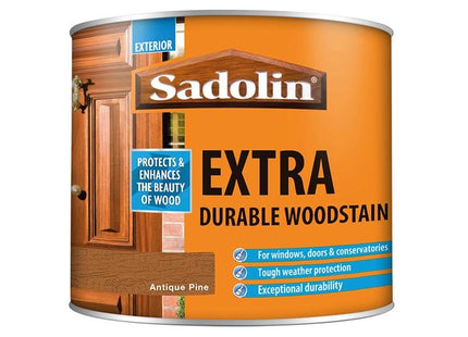 Sadolin Extra Durable Woodstain Antique Pine 500ml Sadolin - RockBottom Nothampton