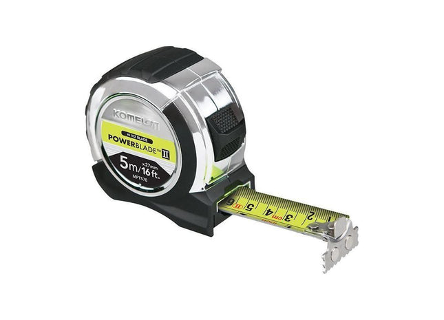 Komelon PowerBlade™ II Pocket Tape 5m/16ft (Width 27mm) Komelon - RockBottom Northampton