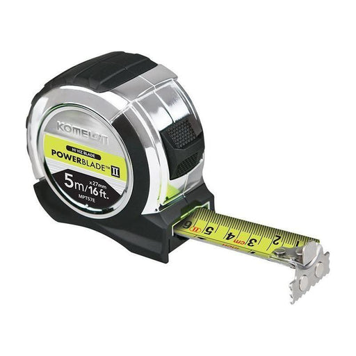 Komelon PowerBlade™ II Pocket Tape 5m/16ft (Width 27mm) Komelon - RockBottom Northampton
