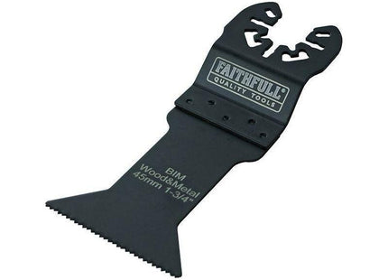 Faithfull Bi-Metal Flush Cut Wood/Metal Blades 44mm (Pack 5) Faithfull - RockBottom Northampton