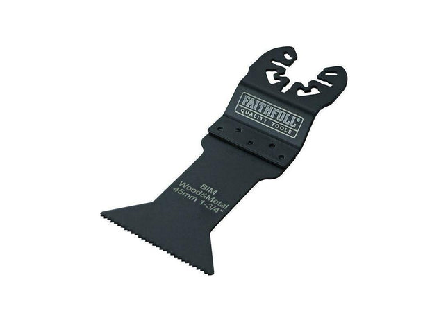 Faithfull Bi-Metal Flush Cut Wood/Metal Blades 44mm (Pack 5) Faithfull - RockBottom Northampton