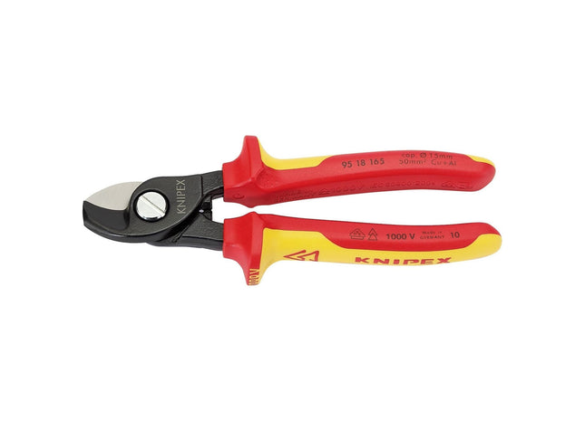 Draper Knipex 95 18 165UKSBE VDE Fully Insulated Cable Shears, 165mm 32014 Draper - Town Tools 