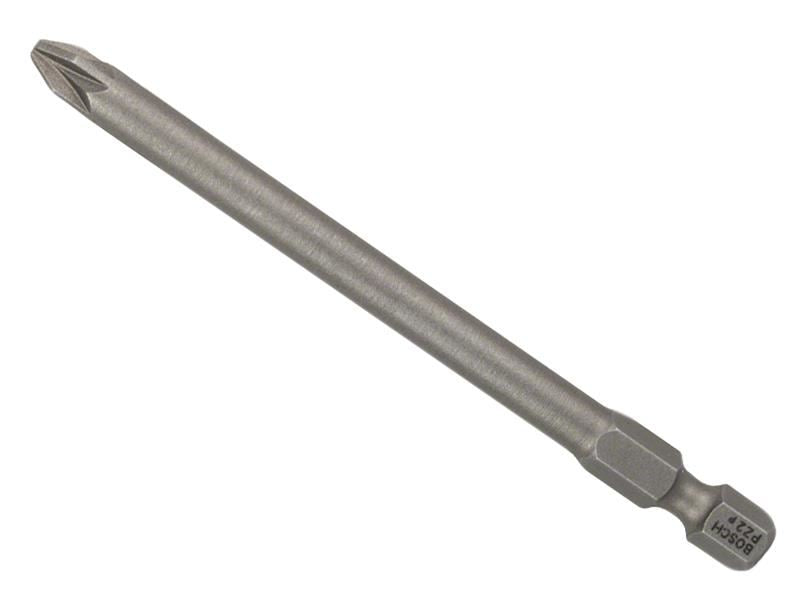 Bosch Powertool Accessories Extra Hard Screwdriver Bit PZ2 x 89mm Pack of 3 Bosch Powertool Accessories - RockBottom Northampton