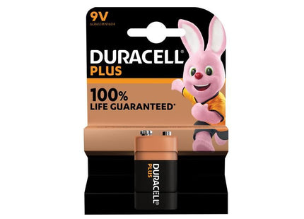 Duracell 9V Plus Power +100% Battery (Single Pack) Duracell - RockBottom Northampton