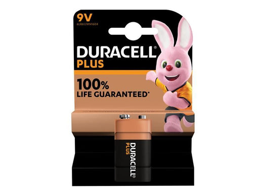 Duracell 9V Plus Power +100% Battery (Single Pack) Duracell - RockBottom Northampton