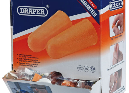 Draper Countertop Dispenser of Ear Plugs (200 Pairs) Draper - Town Tools