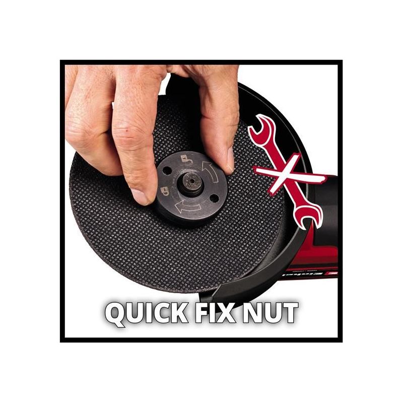 Einhell TP-AG 18/125 CE Q Li-Solo Pro Angle Grinder 18V Bare Unit Einhell - RockBottom Northamptin