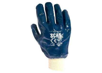 Scan Nitrile Knitwrist Heavy-Duty Gloves Scan - RockBottom Nothampton