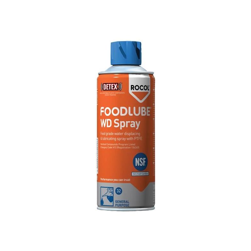 Rocol FOODLUBE® WD Spray 300ml ROCOL - RockBottom Nothampton