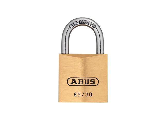 Abus Mechanical 85/30mm Brass Padlock Carded ABUS Mechanical - RockBottom Northampton 