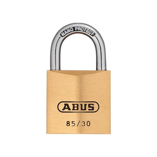 Abus Mechanical 85/30mm Brass Padlock Carded ABUS Mechanical - RockBottom Northampton 