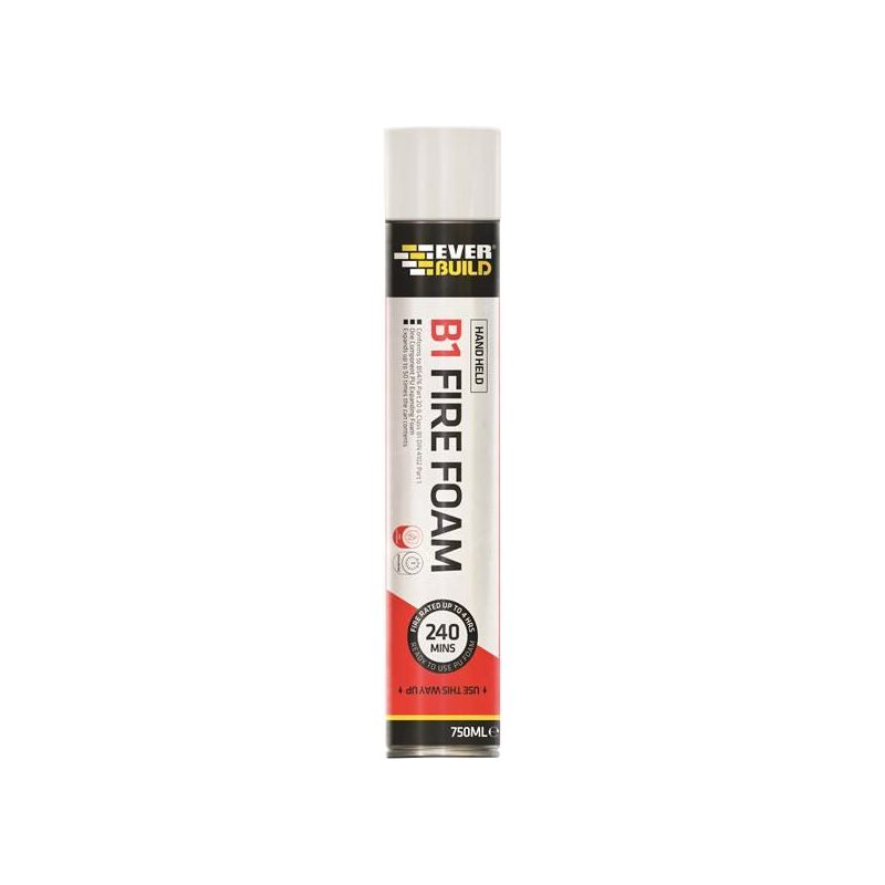 Everbuild Sika Fire Foam B1 Hand Grade Aerosol 750ml Everbuild Sika - RockBottom Northamptin