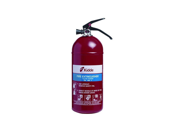 Kidde Fire Extinguisher Multipurpose 2.0kg ABC Kidde - RockBottom Northampton