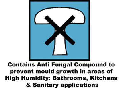 Everbuild Sika Everflex® 225 Industrial & Glazing Silicone White 295ml Everbuild Sika - RockBottom Northamptin